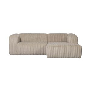 Cord-Sofa Chaiselongue S Rechts