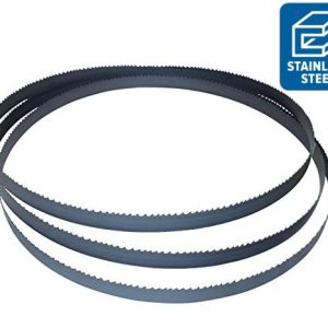 Bi-Metall M90 Sägeband M90 passend für rost- und säurebeständige Stähle – 7675 mm Länge x 54 x 1,60 mm – 1,4/2 ZpZ mit Klauenzahn