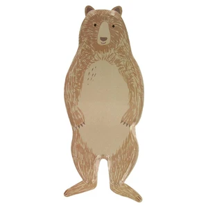 Braunbär-Pappteller von Meri Meri