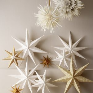Papierstern „Phoenix“ (Off White, 54 cm)