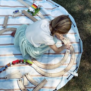 2 in 1 Outdoor Toy Storage Bag „Stripes“